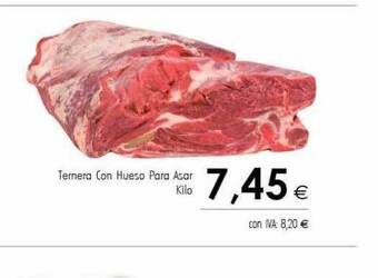 Cash Ifa Ternera con hueso para asar kilo oferta