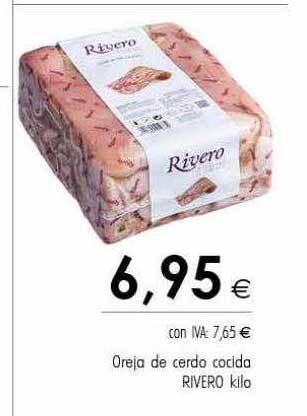 Cash Ifa Oreja de cerdo cocida rivero kilo oferta
