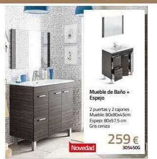 Mi Bricolaje Mueble de baño + espejo oferta