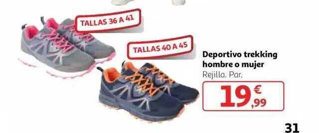 Alcampo Deportivo trekking hombre mujer oferta