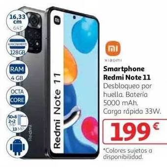 Alcampo Smartphone redmi note 11 oferta
