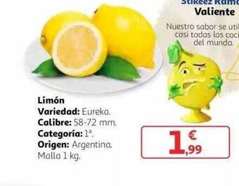Alcampo Limón oferta