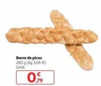 Alcampo Barra de picos oferta