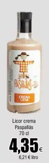 FROIZ Licor crema paspallás oferta