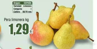 FROIZ Pera limonera kg oferta