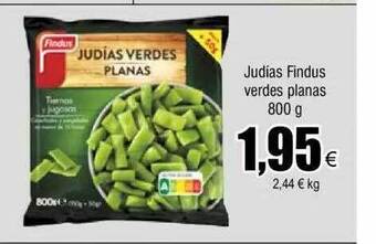 FROIZ Judias findus verdes planas oferta