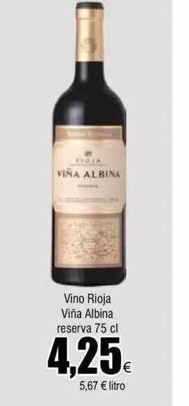 FROIZ Vino rioja viña albina reserva oferta