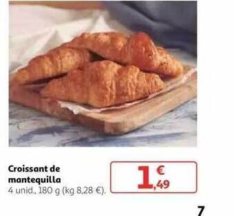 Alcampo Croissant de mantequilla oferta