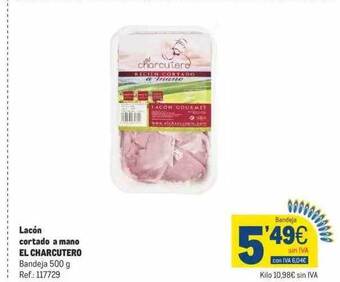 Makro Lacón cortado a mano el charcutero oferta