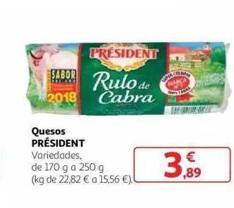 Alcampo Quesos président oferta