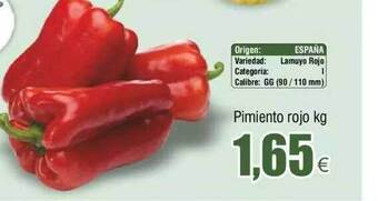 FROIZ Pimiento rojo kg oferta