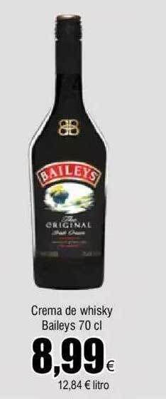 FROIZ Crema de whisky baileys oferta