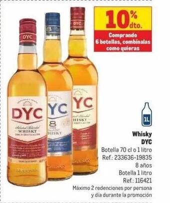 Makro Whisky dyc oferta