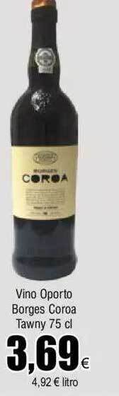 FROIZ Vino oporto borges coroa tawny oferta