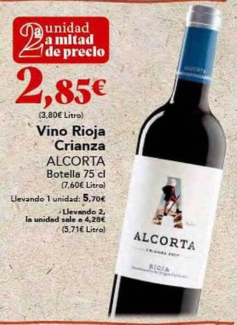 Gadis Vino rioja crianza alcorta botella oferta