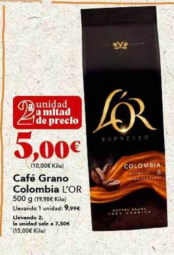 Gadis Café grano colombia l'or oferta