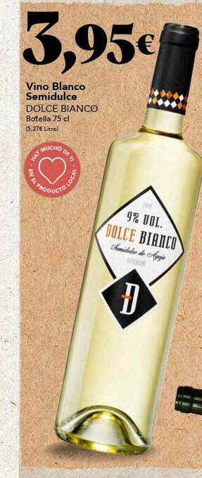 Gadis Vino blanco semidulce dolce bianco oferta