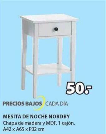 JYSK Mesita de noche nordby oferta