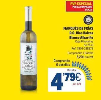 Makro Marqués de frías d.o. rías baixas blanco albariño oferta