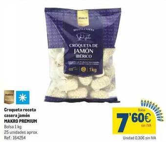 Makro Croqueta receta casera jamón makro premium oferta