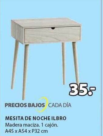 JYSK Mesita de noche ilbro oferta
