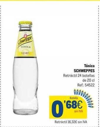 Makro Tónica schweppes oferta