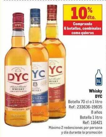 Makro Whisky dyc oferta