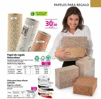 Papel de regalo naturaleza