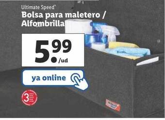 Lidl Ultimate speed bolsa para maletero alfombrilla oferta