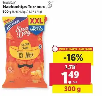 Lidl Snack day nachochips tex-mex oferta