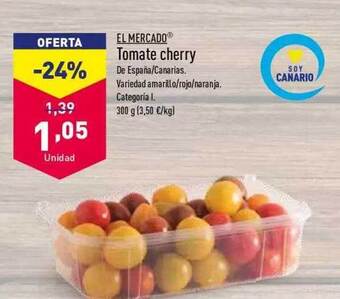 ALDI El mercado tomate cherry oferta