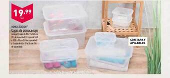 ALDI Home creation cajas de almacenaje oferta