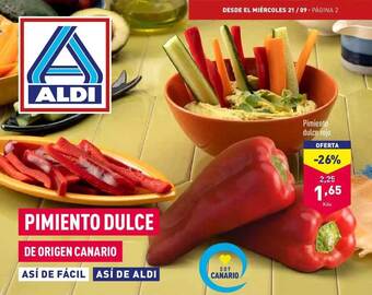 ALDI Pimiento dulce rojo oferta