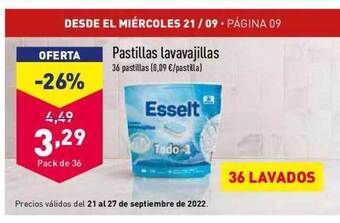 ALDI Pastillas lavavajillas oferta