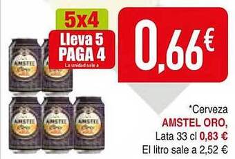 Masymas Cerveza amstel oro oferta