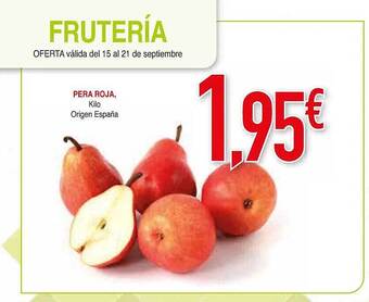 Masymas Pera roja oferta