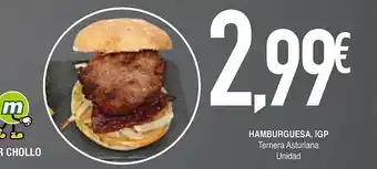 Masymas Hamburguesa igp ternera asturiana oferta