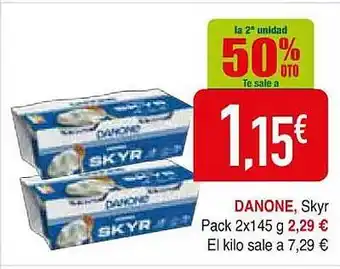Masymas La 2a unidad 50% dto danone skyr oferta