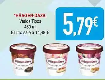 Masymas Häagen-dazs varios tipos oferta