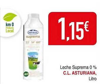 Masymas Leche suprema 0% c.l. asturiana oferta