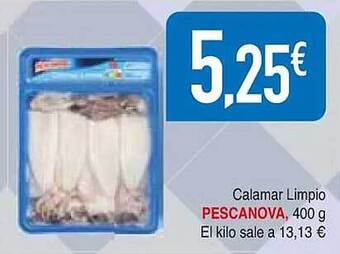 Masymas Calamar limpio pescanova oferta