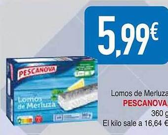 Masymas Lomos de merluza pescanova oferta