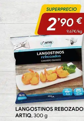 Masymas Langostinos rebozados artiq oferta