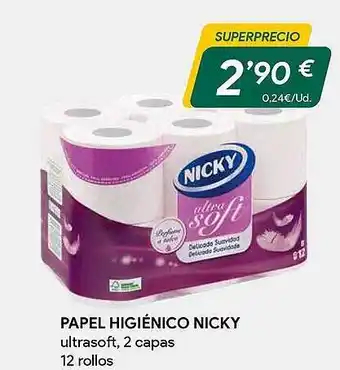 Masymas Papel higiénico nicky oferta