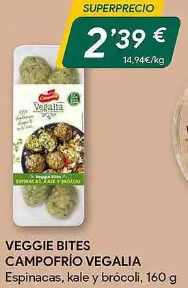 Masymas Veggie bites campofrio vegalia oferta