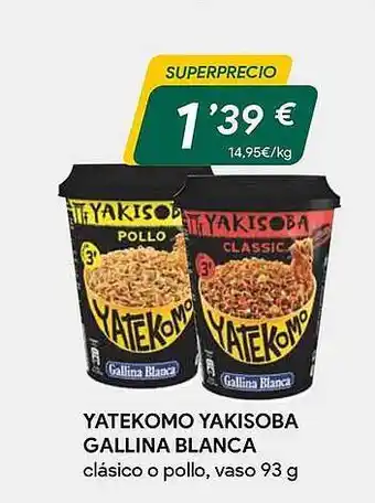 Masymas Yatekomo yakisoba gallina blanca oferta