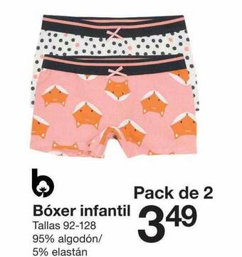 Zeeman Bóxer infantil tallas 92-128 oferta