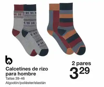 Zeeman Calcetines de rizo para hombre oferta