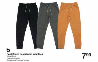 Zeeman Pantalones de chándal infantiles oferta