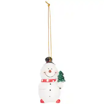 Action Colgante de muñeco de nieve de navidad oferta
